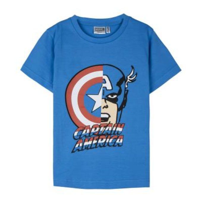 t-shirt Marvel bleu